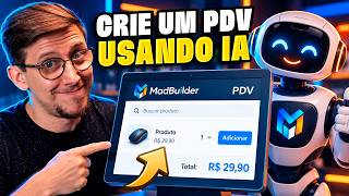 Léo Andrade cria sistema de PDV completo com inteligência artificial no Mad Builder