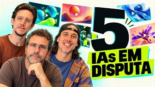 5 modelos de IA disputam criação de motion graphics em desafio ao vivo do Desbugados